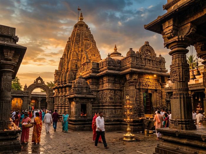 Narsobawadi riverside temple destination